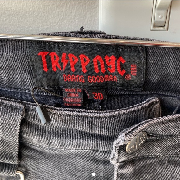 *SOLD IN STORE* Trip NYC Bondage Jeans - Picture 3 of 4